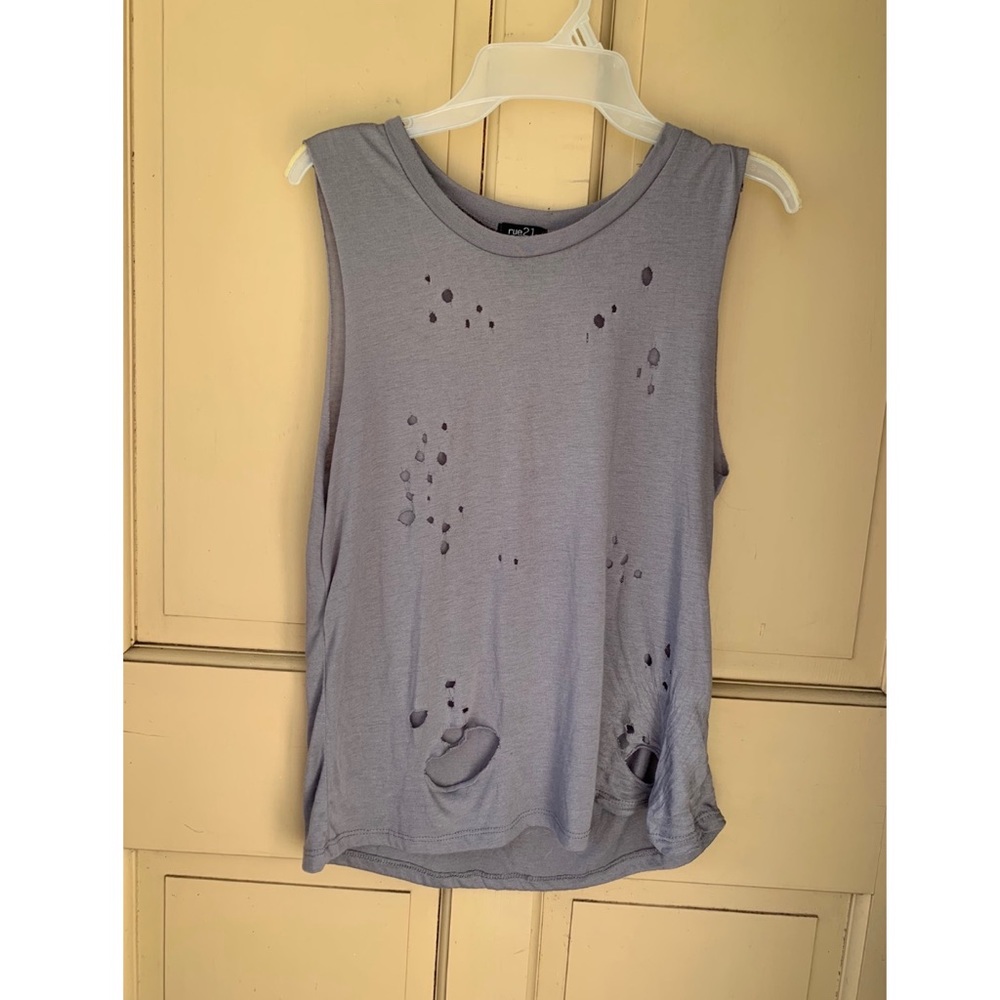 ✨ RUE 21 LAVENDER PURPLE TANK TOP YEEZY STYLE ✨